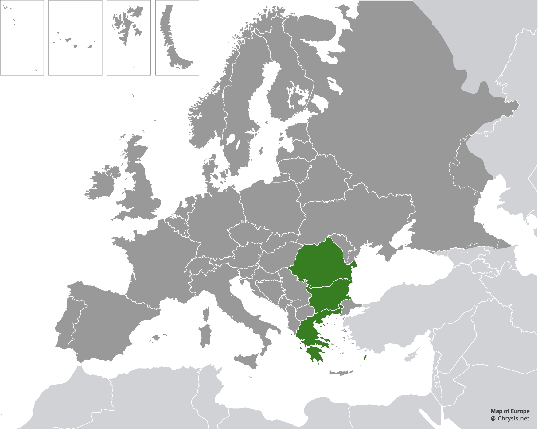 European distribution of Chrysis ignicollis Trautmann, 1926