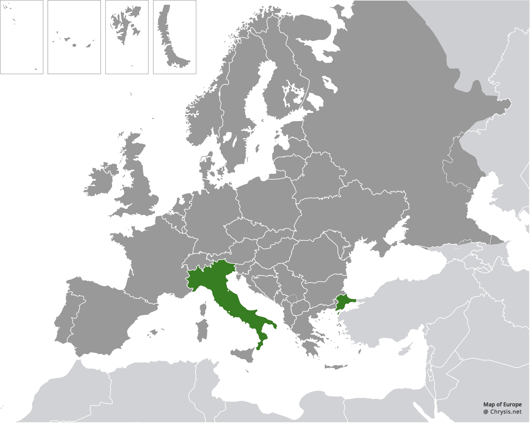 European distribution of Cleptes triestensis Móczár, 2000