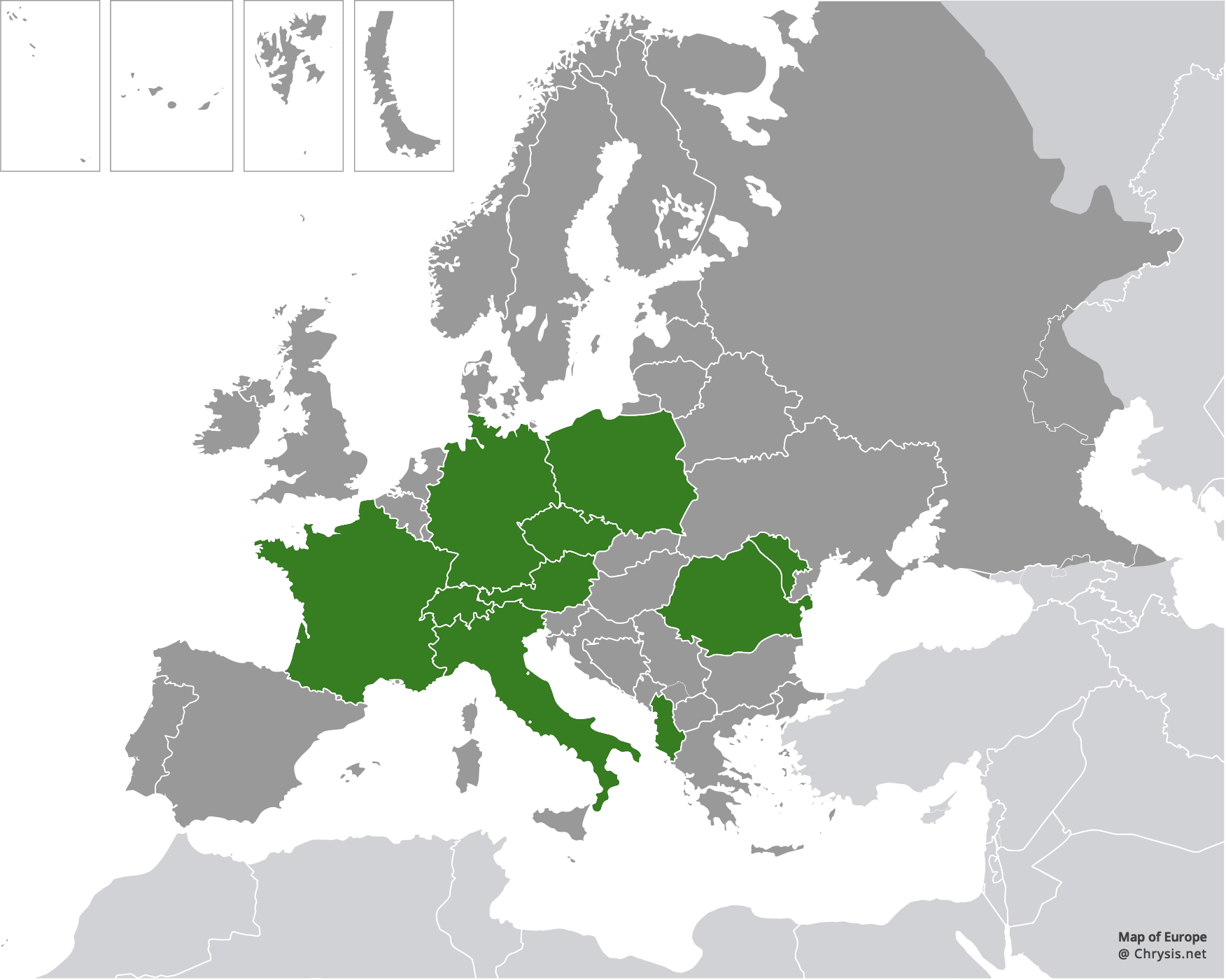 European distribution of Elampus bidens (Förster, 1853)