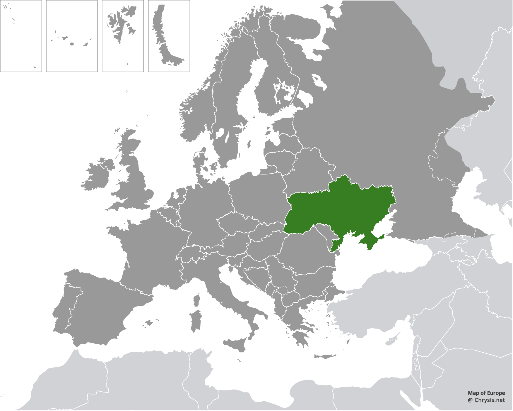 European distribution of Hedychrum tobiasi