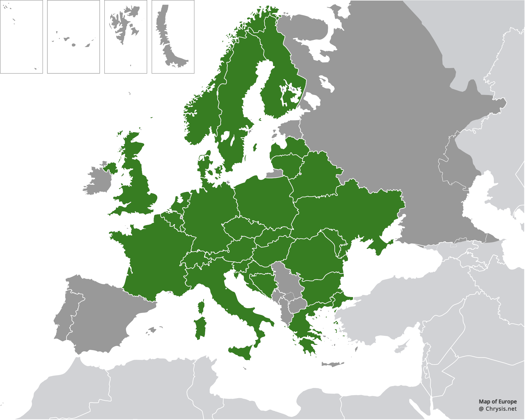 European distribution of Holopyga generosa (Förster, 1853)