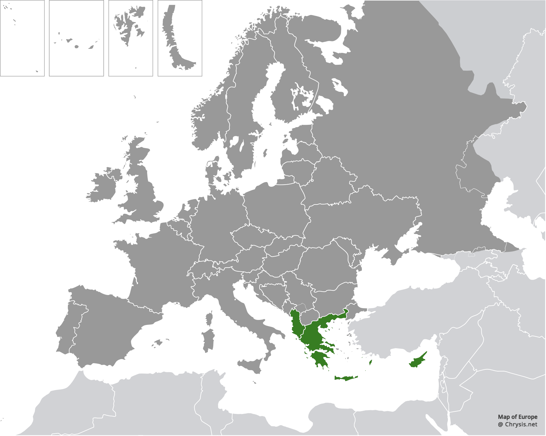 European distribution of Spintharina vagans