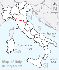 Italian distribution of Cleptes moczari