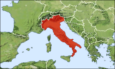 Chorology: Italian-continental