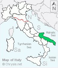Italian distribution of Holopyga punctatissima