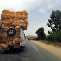 Trasporto eccezionale con ruota di scorta