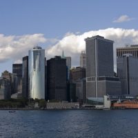 Manhattan from the Staten Island Ferry, New York, NY