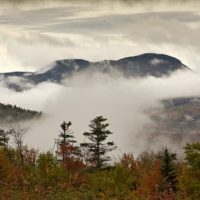 Early morning fog, Franconia & Sugar Hill, NH