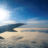 Over the clouds