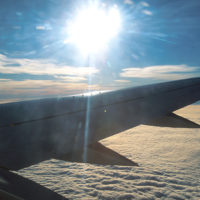 Over the clouds